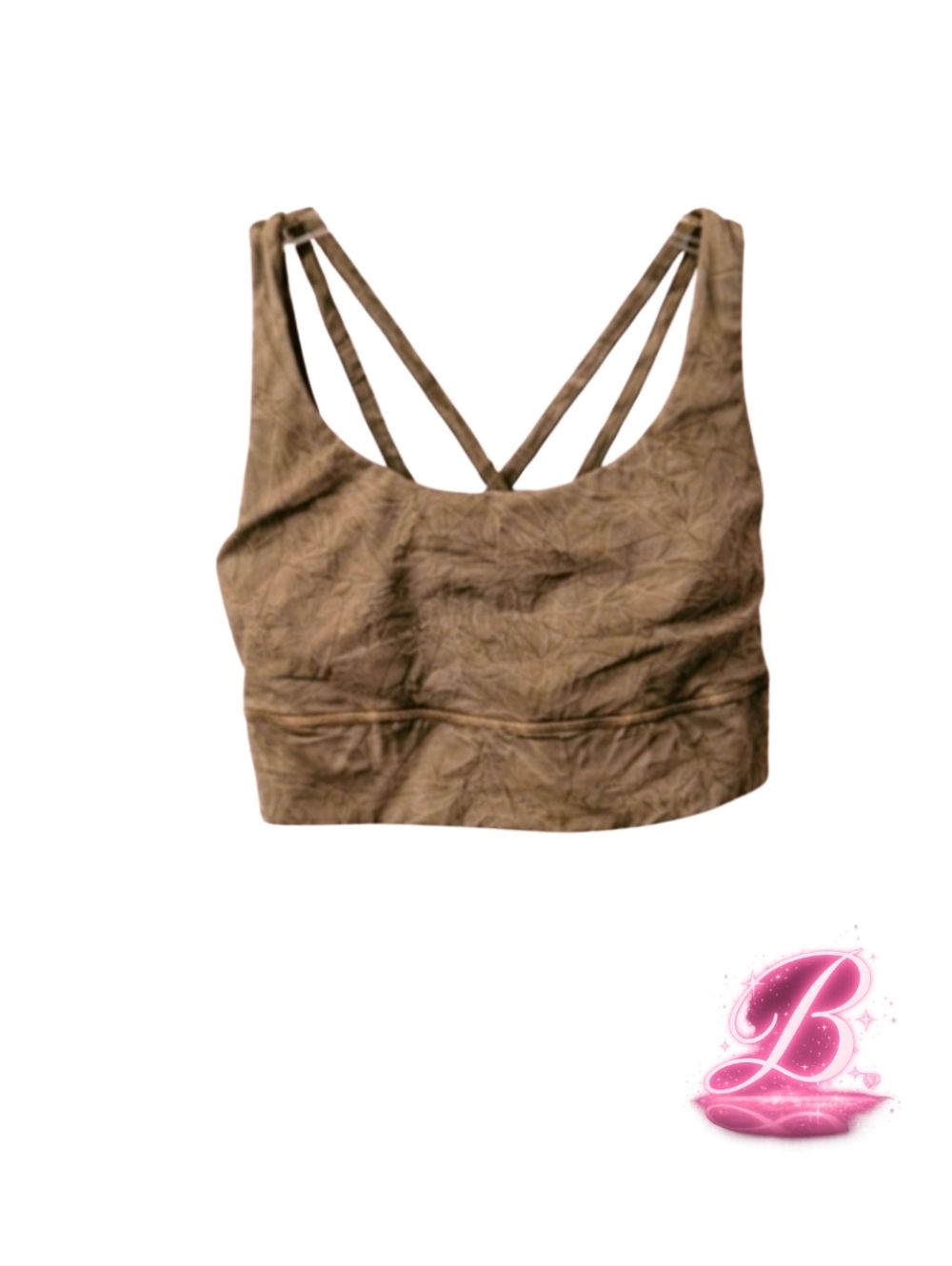 3/$15 lululemon Energy Bra Ice Wash Moss Green - Picture 2 of 9